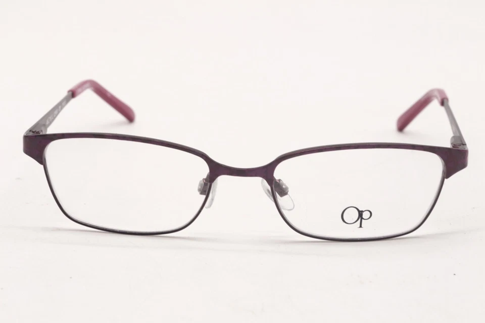 NEW OCEAN PACIFIC OP835 PINK LEOPARD AUTHENTIC DESIGNER FRAMES EYEGLASSES 46-16 - Image 2 of 4
