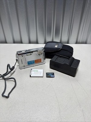 Olympus Stylus 720 SW Camera 7.1MP 3x Zoom Waterproof - Works
