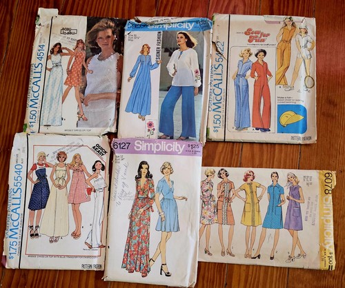 Lot of 50+ Vintage 1970’s Women's Sewing Patterns Assorted Sizes & Brands - Picture 10 of 24