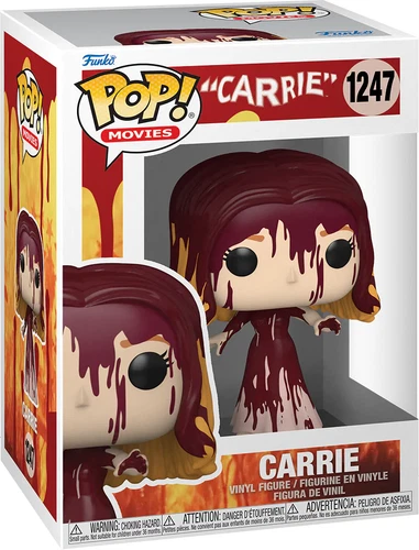 Funko POP! BLOODY CARRIE (TELEKINESIS) #1247 Horror Movies NEW +Protector NM