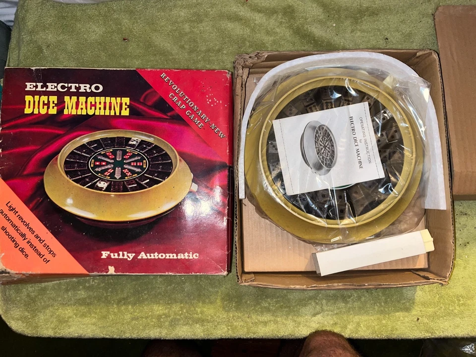 Vintage 1960 Waco Japão Electro Roulette + Máquina de Dados Bateria de Jogo Automatizada - Imagem 2 de 4