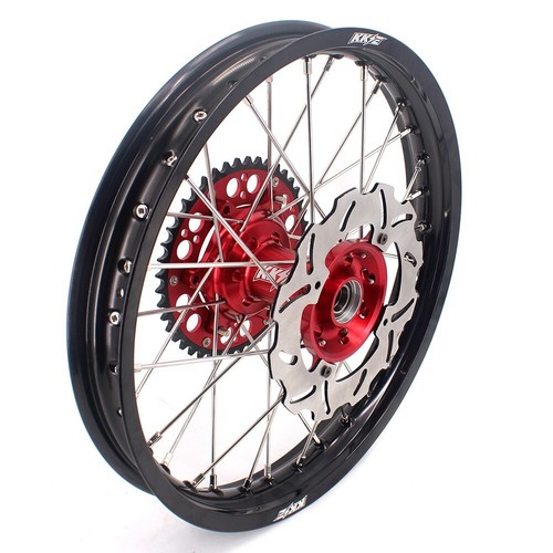 KKE 19" MX Rear Spoked Wheel For CR125R 2002-2013 CR250R 2002-2013 CNC Hubs Rims - Bild 2 von 10