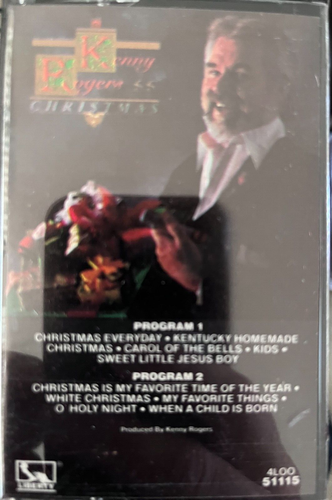 Kenny Rogers - Christmas (Cassette, 1981) Liberty 51115