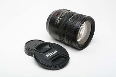 Nikon AF-S 24-120mm f3.5-5.6G ED VR zoom lens, caps, clean and