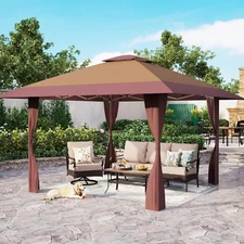 13' x 13' Ez Pop Up Commercial Gazebo Tent Outdoor Wedding Canopy Events Tent