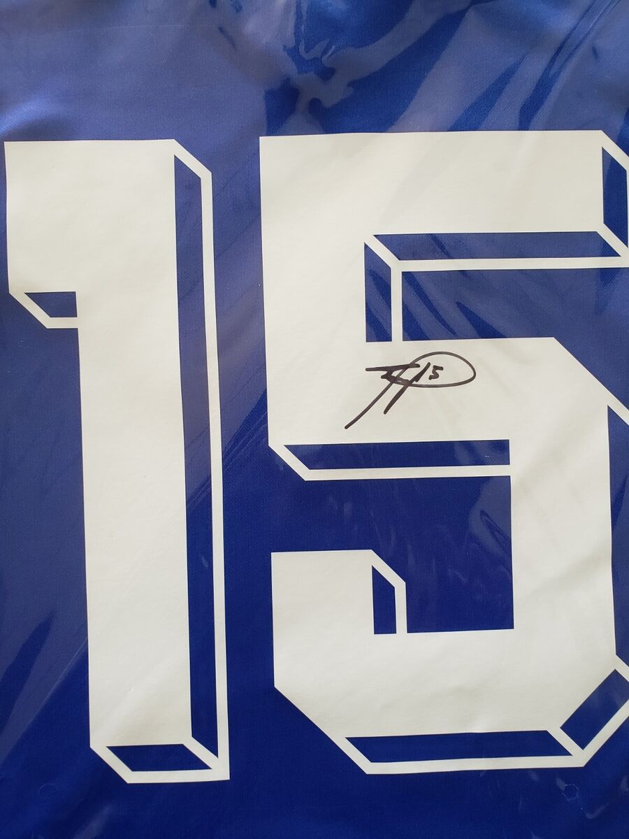 Roberto Baggio Signed 1990 Signed Back Italy #15 Home Jersey Roberto Baggio Signed 1990 Signed Back Italy #15 Home Jersey