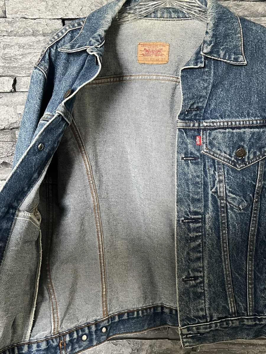 VTG 1980'S LEVIS 70506 0216 DENIM JACKET TRUCKER USA MEN VTG 1980'S LEVIS 70506 0216 DENIM JACKET TRUCKER USA MEN