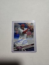 Roman Quinn 2017 Topps Chrome Blue Refractor Auto 136/150 #RA-RQ Rookie Phillies