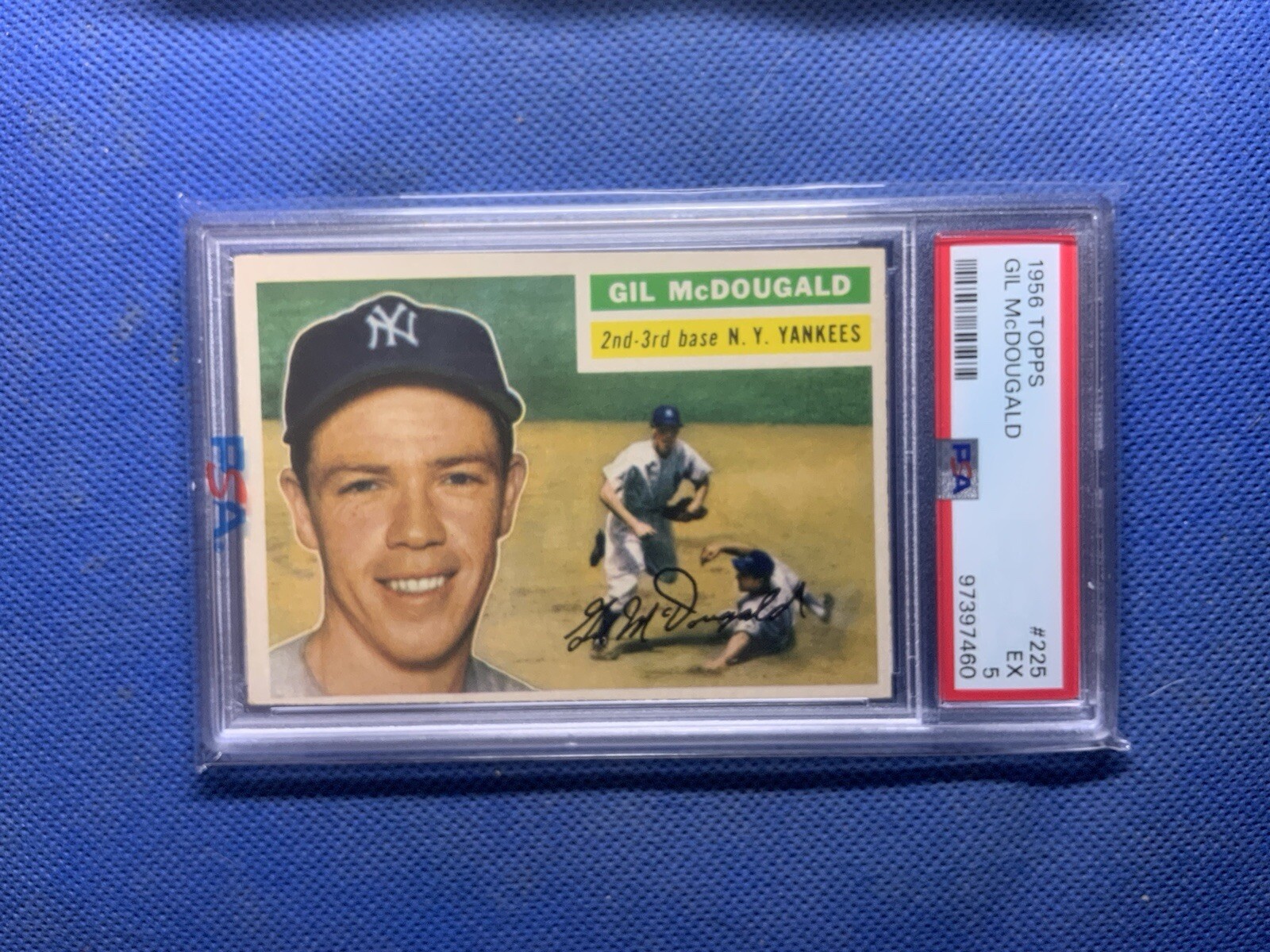 1956 Topps Gil McDougald #225 PSA 5