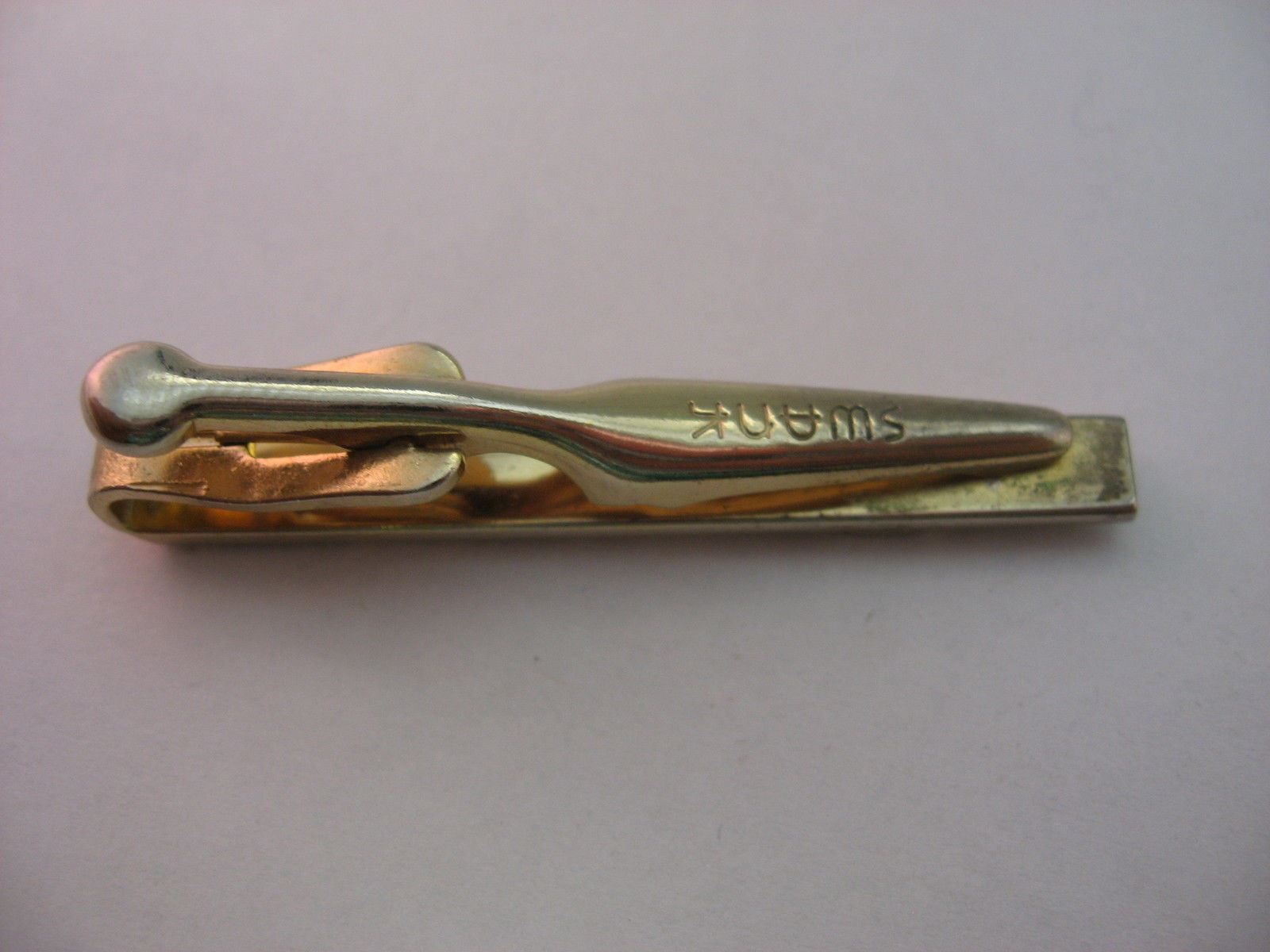 Great Bumpy Texture "A" A Initial Gold Tone Vinta… - image 4