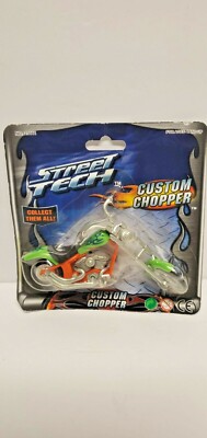 Brand New Sealed Street Tech Custom Chopper # 23111 Green & Orange Design