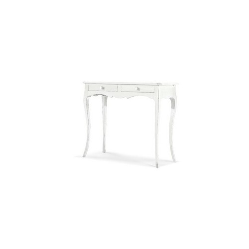 Desk Mobile PC Studio 2 Drawers Art Povera White Matt Classic