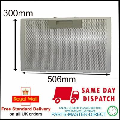 PASST Bosch PROICA UNIVERSAL HERDHAUBE DRAHTGITTER FETTFILTER 506 mm x 300 mm