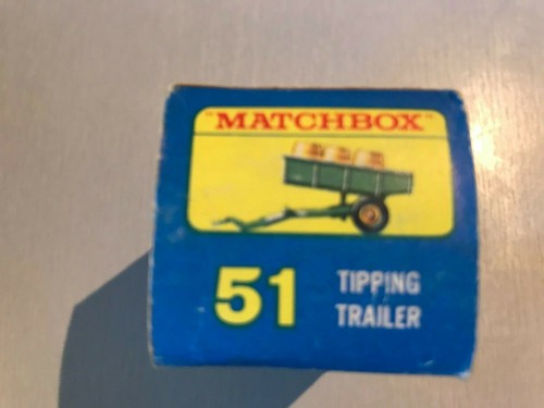 Matchbox No:51 Tipping Trailer with unused Barrels, boxed - Picture 9 of 9