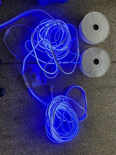 BRILLIHOOD LED 50 ft Blue Neon Strip Lights, Commercial Grade, Indoor Outdoor