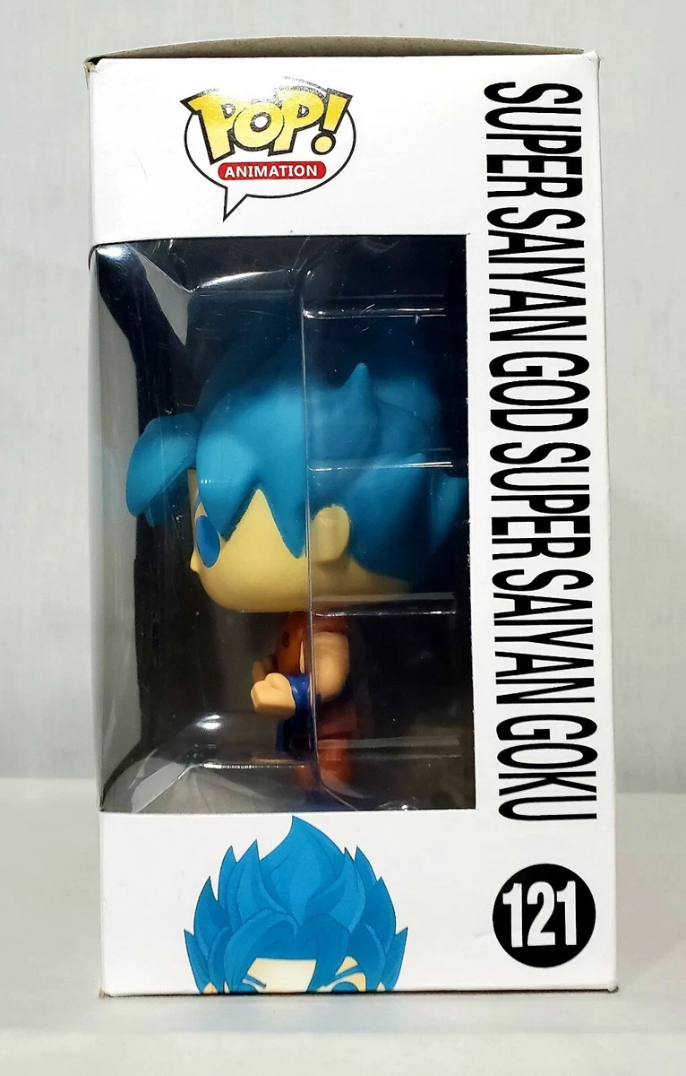 Boneco Goku ssj Blue Super Sayajin Azul Dragon Ball Z Super em