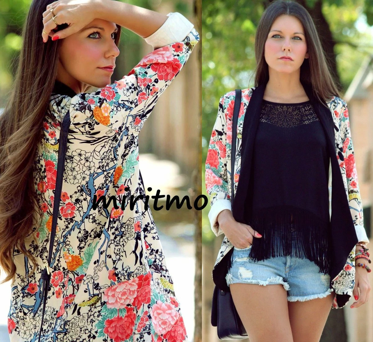 Blazer top kimono zara