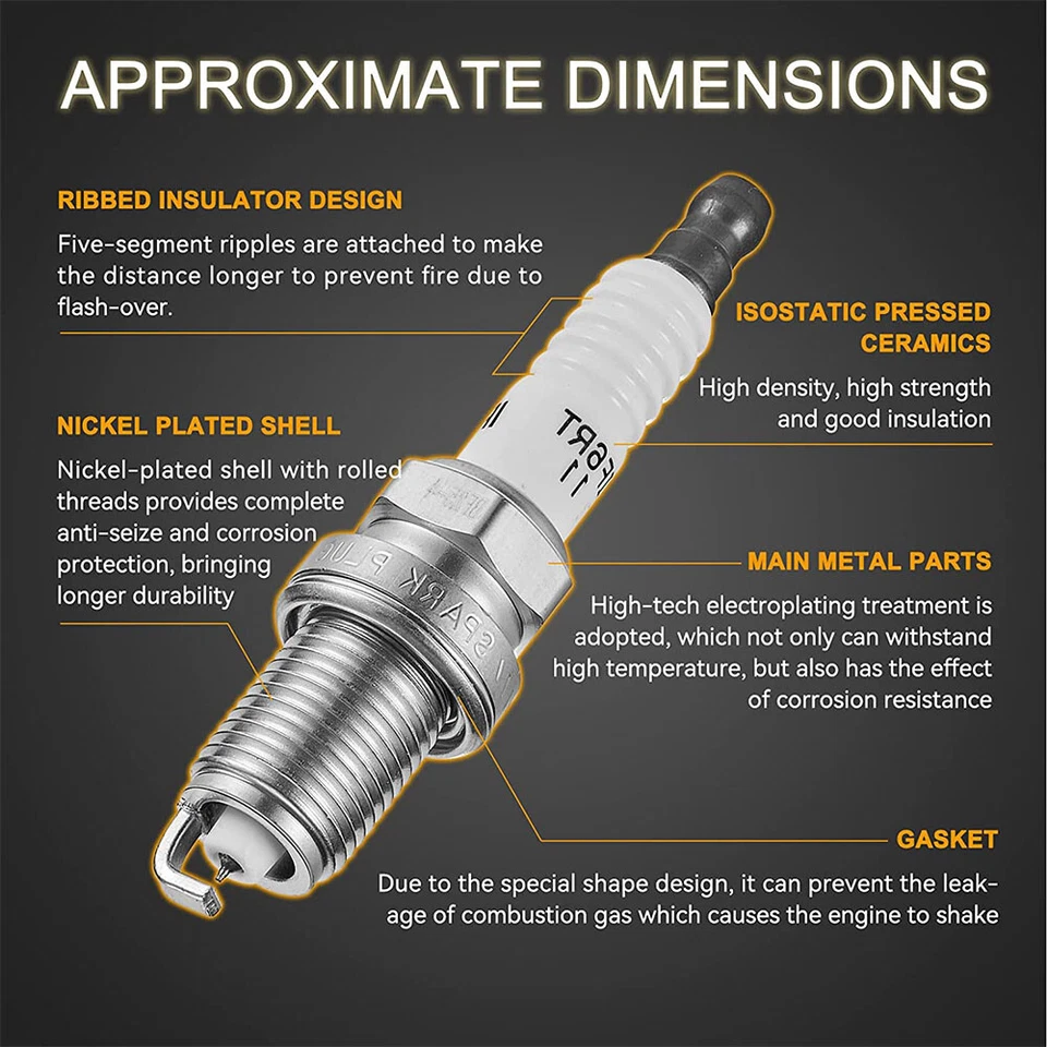 6pcs Ignition Coils & Iridium Spark Plugs Fits 1999-2003 Lexus RX300 3.0L V6 - Image 3 of 4