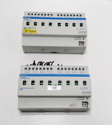 LOT OF 2 Busch-Jaeger EIB 6194/80 binary output 16 A 8-fold Installationbus