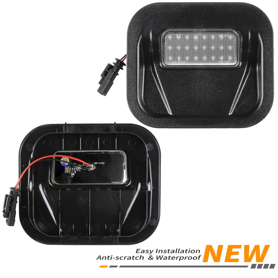 4x Kit de luces de paso para puerta trasera GMC Sierra 2019-2025 genuinas GM MultiPro 84347814 Foto 4 de 4