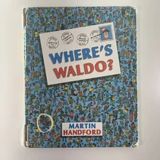 Where’s Waldo 1987 Martin Handford 1st Edition US Hardcover Banned Version VTG