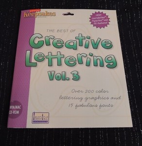 Scrapbook Font CD Best Of Creative Lettering Vol. 3 From Creat