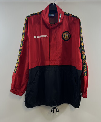 Manchester United Training Football Jacket 1996/97 Adults Large