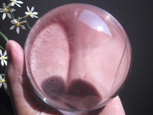 A**1610g Natural Clear Quartz Crystal Sphere Ball Healing 092403