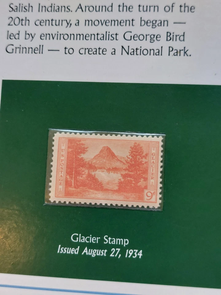 Glacier National Park Montana 2011 American Silver Eagle Coin & Stamp Set - Image 3 of 4