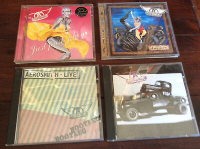 Aerosmith [4 CD Alben] Pump + Just Push Play + Live Bootleg  + Nine Lives
