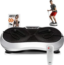 Hurtle Fitness Vibration Shaking Platfor -Workout Machine Exercise White 