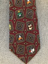 Looney Tunes Mania Bugs Daffy Taz Marvin Tweety Sylvester Novelty Tie Men s