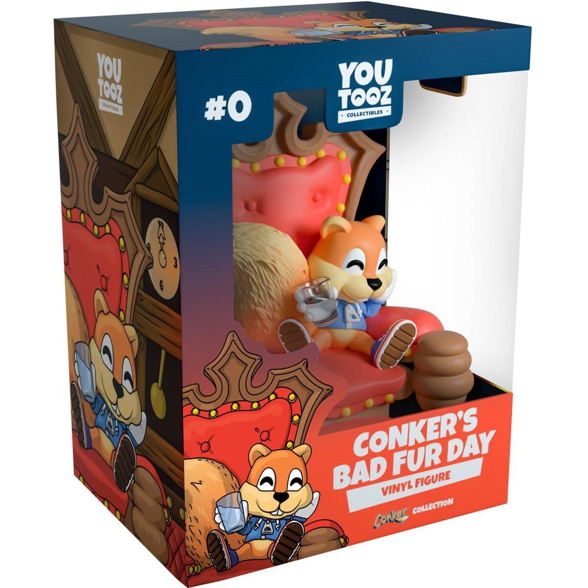 Youtooz: Conker's Bad Fur Day Collection - Conker Vinyl Figure #0