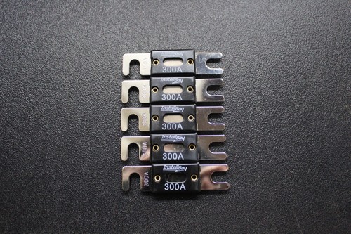 PACK DE 5 FUSIBLES ANL 300 AMPERIOS NIQUELADOS OBLEA EN LÍNEA COCHE AUDIO ESTÉREO ANL300 - Imagen 5 de 8