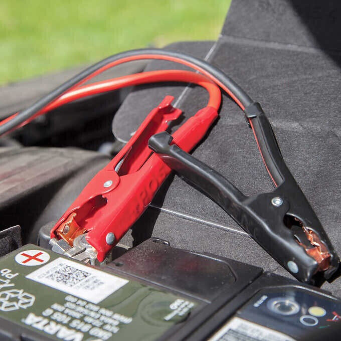 Bridgestone 50 Piece Auto Safety Emergency Kit Tire Inflator Cables car