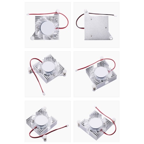Durable Aluminum Heat Sink with Quiet Cooling Fan for OrangePi 5Plus Optimized - Afbeelding 3 van 8