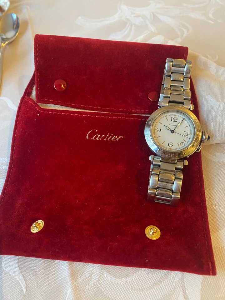 Cartier Pasha C Stainless Steel 36mm Watch with Sapphire Crystal Preowned - Image 3 of 3