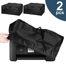 2PCS Printer Dust Cover Set Water & Dust Resistant w/Storage Bag Canon HP Epson