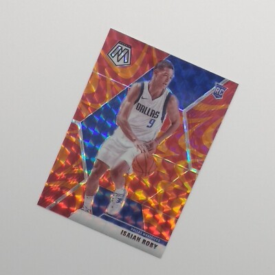 2019-20 Panini Mosaic Reactive Orange Prizm Isaiah Roby Rookie RC