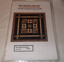 SWEET TEA GIRLS QUILT PATTERN ~ THE BAMBOO GARDEN ~ APPROX. 55" SQUARE *NEW