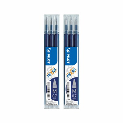 Pilot Frixion Ball Ersatzminen 0.7 schwarzblau - 6er-Set 