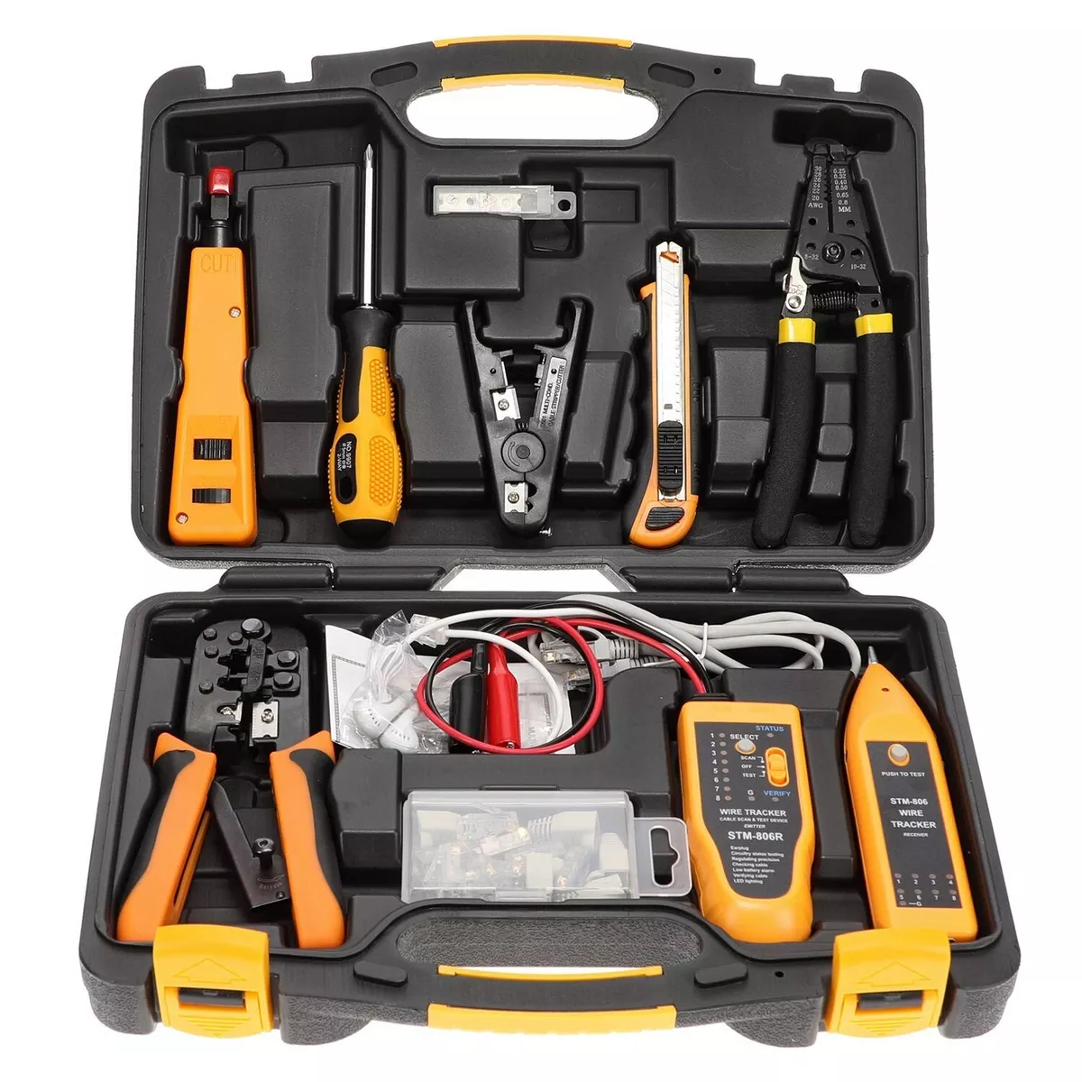 Crimper clearance networking tool
