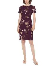 Calvin Klein  Floral-Print Sheath Dress  Woman Size 2  NWT