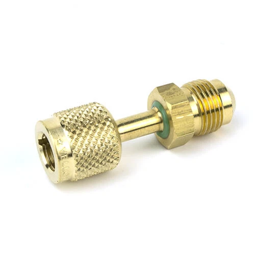 YELLOWJACKET Yellow Jacket 19102 1/4" Female Quick Coupler x 3/8" Male Flare