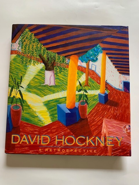 DAVID HOCKNEY: A RETROSPECTIVE - 1ST. AMERICAN ED. SIGNED BY DAVID