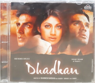 Dhadkan - Bollywood Hindi Music CD, Udit Narayan, Alka Yagnik, Kumar Sanu, Sonu