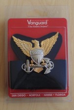 USCG US COAST GUARD ALL RANKS O1 - 10 OFFICER COMBINATION CAP BADGE HAT BAND SET