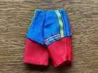 VINTAGE MATTEL BARBIE KEN DOLL CLOTHING BAYWATCH LA LONG BATHING SUIT SHORTS CA
