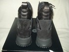 100% AUTHENTIC NEW MEN VERSACE GREGA PRINT MIX BLACK LEATHER BOOTS EU 45/ US 12 — photo 7