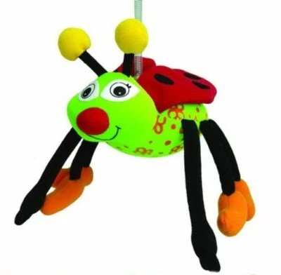 PANOPOLY Bouncy ladybird ceiling mobile on spring - springy animal